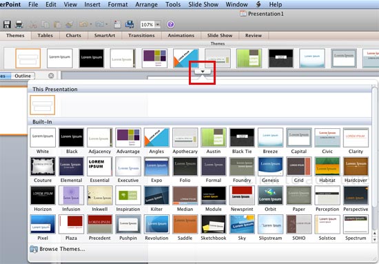 microsft powerpoint 2011 for mac